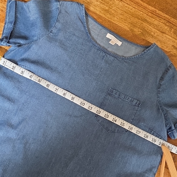 {LC Lauren Conrad} Lyocell Woven Top (XS) - Picture 6 of 9